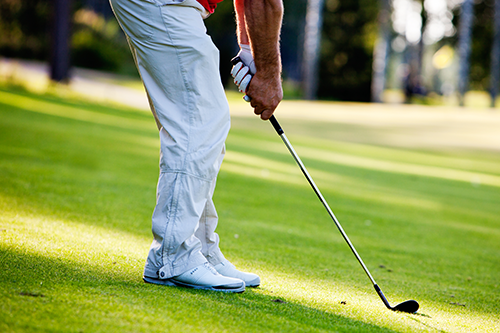 Fairway-Hölzer für ein siegreiches Golf-Spiel auf dem Golfplatz!