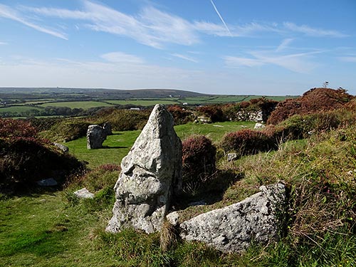 Die Ruinen von Chysauster Ancient Village wirken, als wären sie gerade erst verlassen worden.