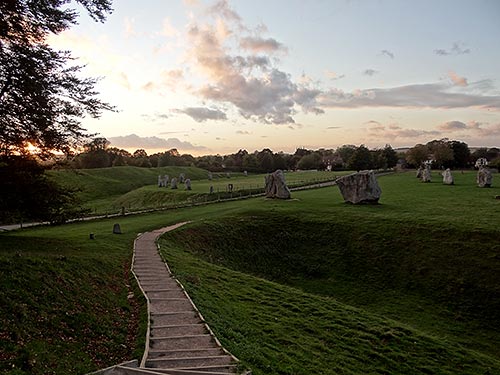 Teil einer magischen Landschaft: die Steinkreise von Avebury