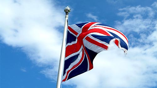 Hand wehende Flagge 21 14cm Union Jack-Flagge-Party-Feier Britannien UK-Fahne