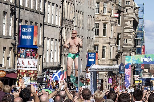 Zur Zeit des Edinburgh Festivals herrscht in der schottischen Hauptstadt Hochbetrieb.