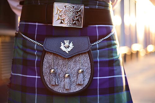 Der Kilt ist eines der bekanntesten Symbole schottischer Identität.