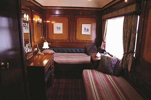 Luxus wird in den Kabinen des Royal Scotsmans großgeschrieben.