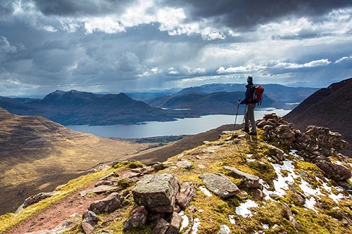 Die Berge bei Torridon sind perfekt zum Wandern in Schottland.