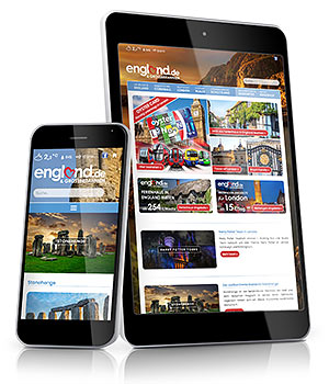 England.de mobil für unterwegs auf dem Smartphone und Tablet