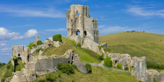 Das Spukschloss Corfe Castle