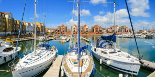 Eastbourne im Süden von Sussex als Reiseziel in England