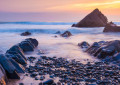Sandymouth Beach in Cornwall als Reiseziel beim England Urlaub