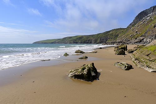 Vor der Cardigan Bay soll einst das Reich Cantref Gwaelod gelegen haben.