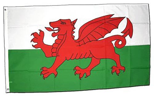 Wales Hissflagge walisische Fahnen Flaggen 150x250cm 